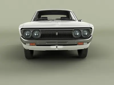 Datsun Violet 710 2-door sedan 3D model