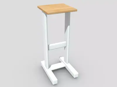CC0 - Stool 11 Free low-poly 3D model