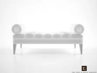 The Sofa and Chair Company Milton bench 3D model