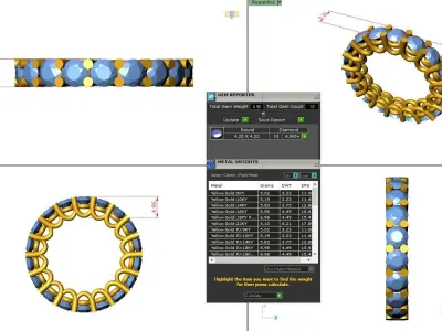 Band ring - CAD 2200 3D print model