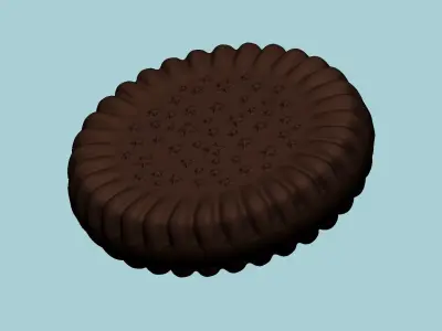 Cookie Mould 11 - Biscuit Silicon Molding 3D print model