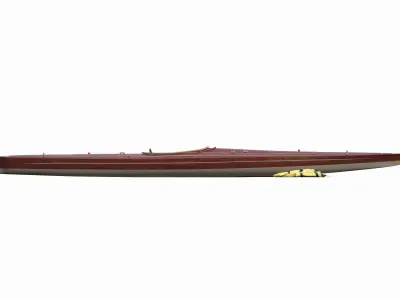 Kayak bow of boat 3D model