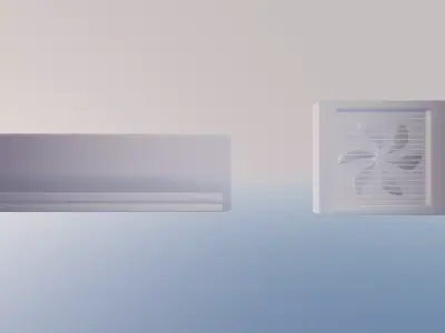 AC Air Conditioner Free low-poly 3D model
