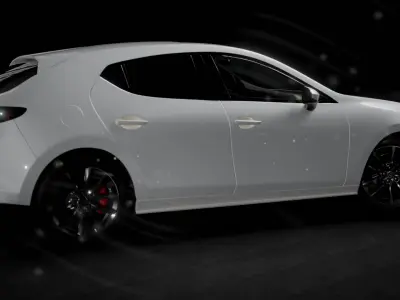 Mazda 3 Hatchback 2022-2026 Rigged 3D model