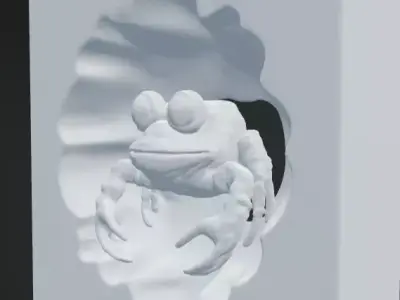 Aquarium Crab 3D Model Realistic Decorative Creature Free 3D print model