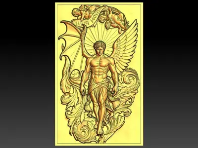 1 Greek mythology CNC Relief Model 3D print model