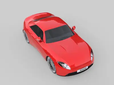 Generic Sporty Coupe 2010 3D model