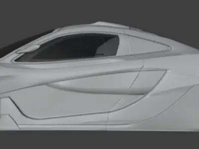 McLaren P1 GTR 3D model