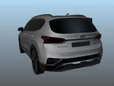 Hyundai Santa Fe 2019 3D model