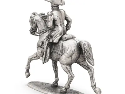French Knight - 3D printable version included 3D model