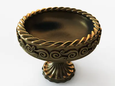 Aztec bowl 3D model