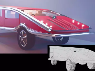 Concept car Free 3D model get