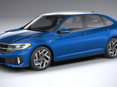 Volkswagen Jetta SEL 2022 3D model