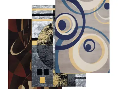 Rug Set 1162 3D model