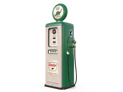 Vintage SINCLAR  Gas Pump 1948  3D model