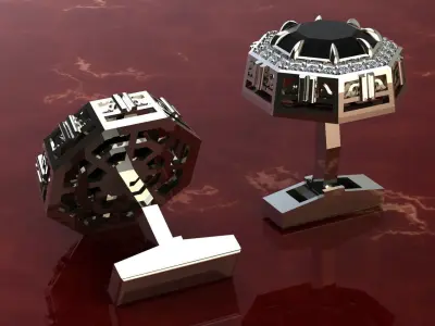 Cufflinks Sheyx  3D print model