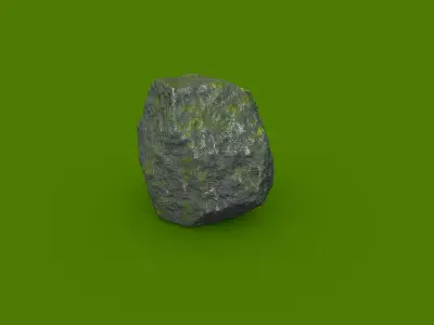 Rock stand land d Free 3D model