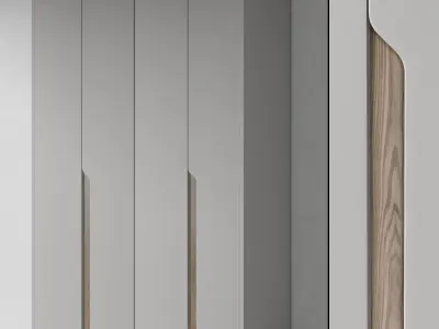 Wardrobe  Cabinet Furniture by DrCG Model No 34 3D model