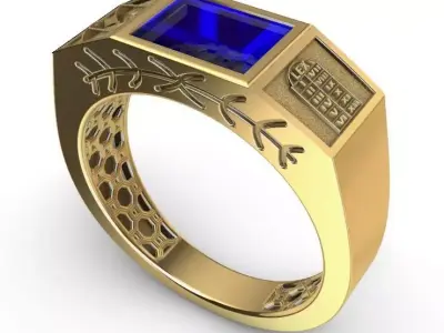 anel formatura direito masculino classico 3D print model