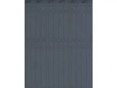 Classic Decorative Wall Panel 3D model