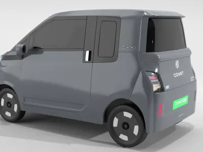 MG Comet Electrick Car Gray 3D model