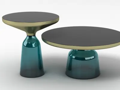 Bell Table Set 3D model