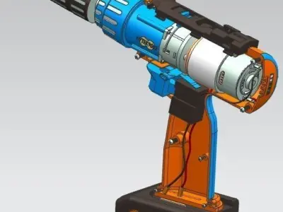 Cordless Drill 3D model