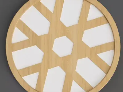 geometric coaster - table top - keychain- wall art 3D stl 4 3D print model