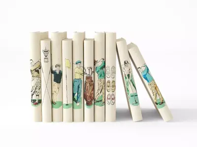 Encyclopedia of Golf Books 3D model