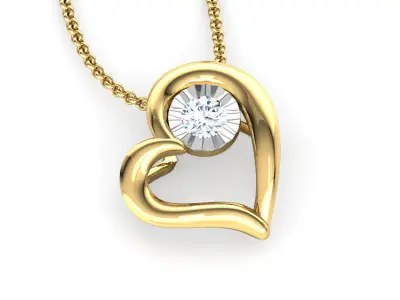 In Love Miracle Plate Pendant  3D print model