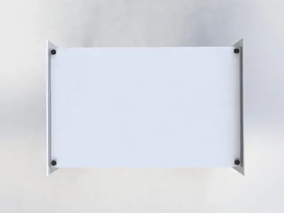 Steel Table  3D model