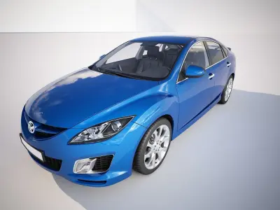Mazda 6 subaru legacy - subaru legacy 3D model
