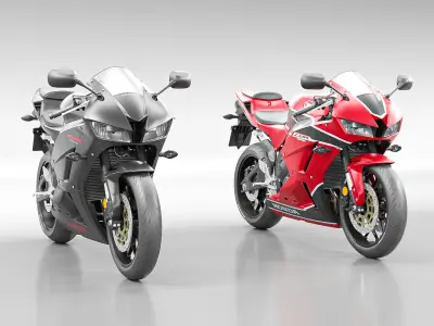 HONDA CBR 600 RR 2018 3D model