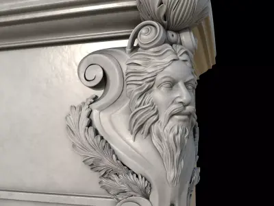 king console 3D model