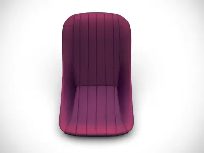 Seat v5 Low-poly 3D model
