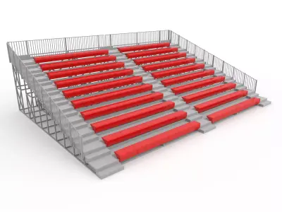 Bleachers 55 3D model