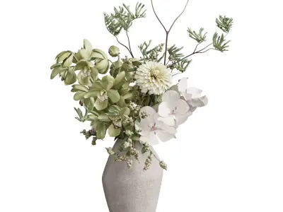 Flower In Vase 125 3D model