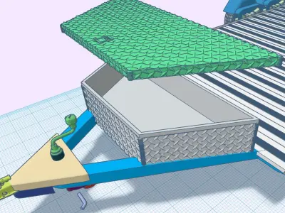 Low Profile Trailer 3D print model