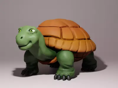 Stylized Turtle  3D model