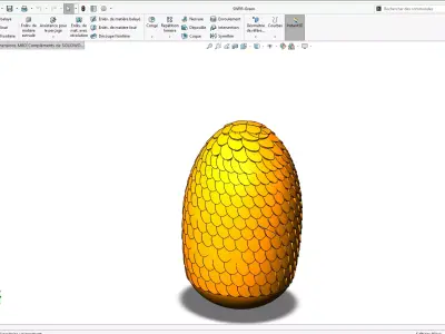Egg dragons decoration 3D print model