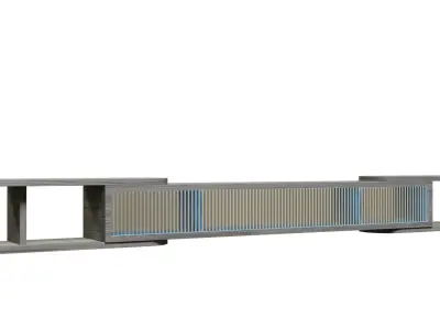 32 to 120 Retractable tv stand 3D model
