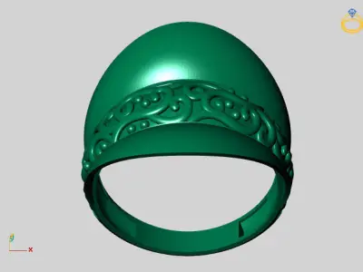 Women Plain Ring STL Models Womens Ring 3dmodels 3D print model 3D print model 34