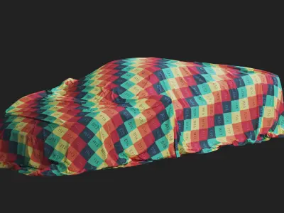 Sportcar Cover Collection 3D model