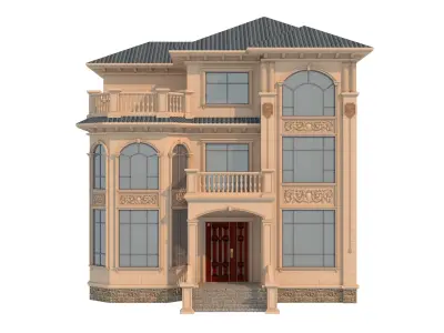 architecture luxury villa  3D model
