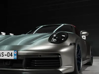 Porsche 992 3D model