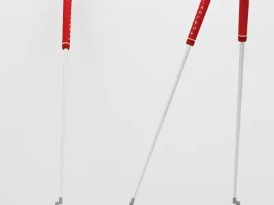 Golf Club Putter Low-poly 3D model