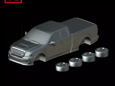 Saleen S331 Supercab 2007 3D print model