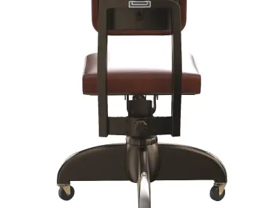 Industrial Swivel Desk Office Task Chair by Harter 3D model