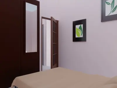 Interior Design ID01 Low-poly 3D model