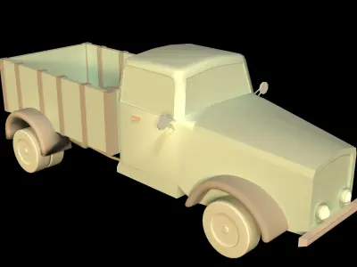 Old car model Free 3D model purchase